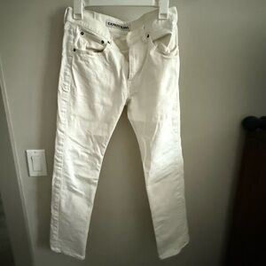 Express Men's Slim White Jeans